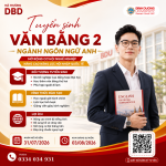 🎓 TUYỂN SINH VĂN BẰNG 2 NGÀNH NGÔN NGỮ ANH