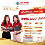 ​ BỔ SUNG XÉT TUYỂN HỆ ĐẠI HỌC CHÍNH QUY – NGÀNH NGÔN NGỮ ANH ​