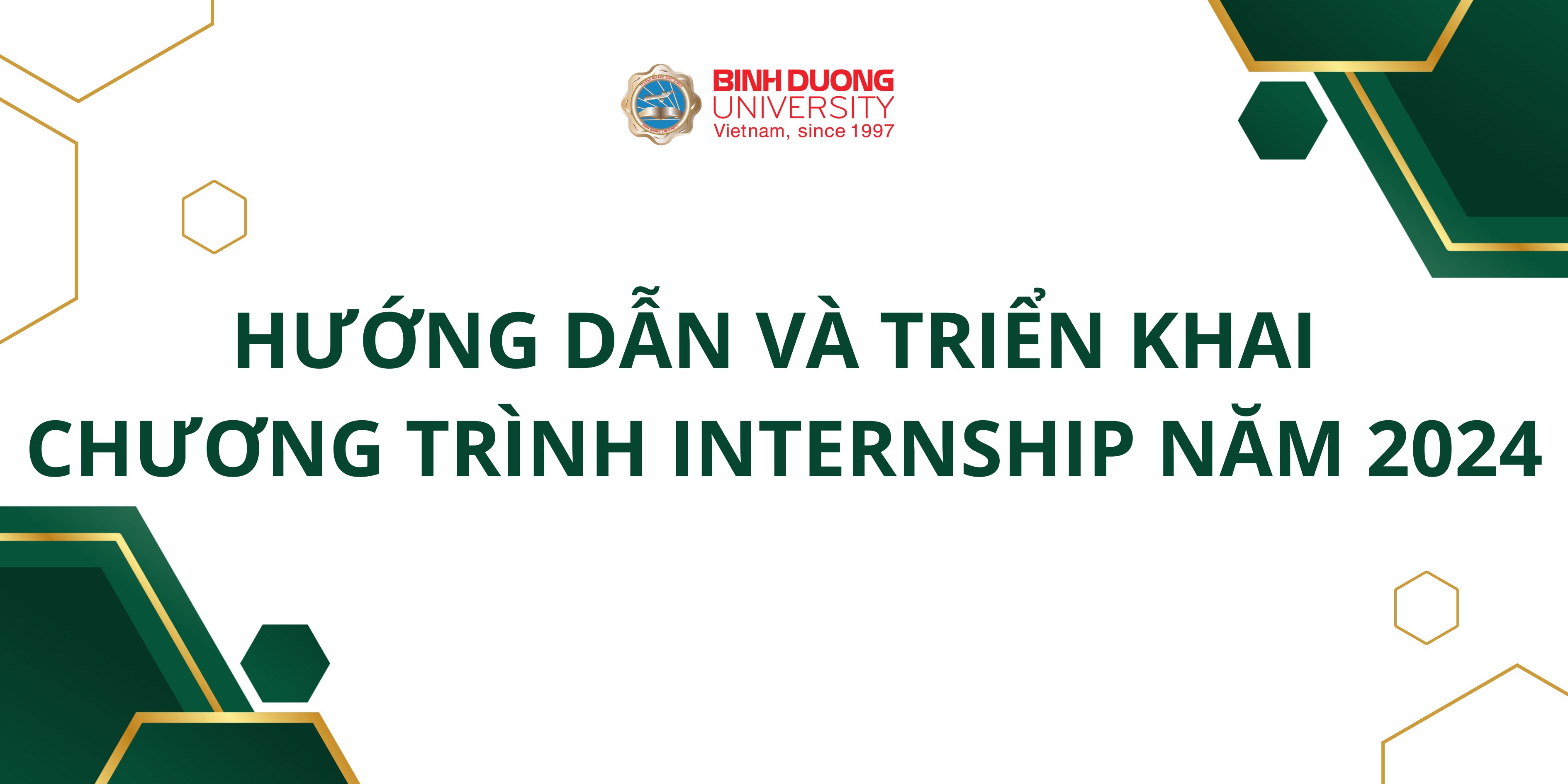 THÔNG BÁO HƯỚNG DẪN VÀ QUY TRÌNH TRIỂN KHAI CHƯƠNG TRÌNH INTERNSHIP 2024